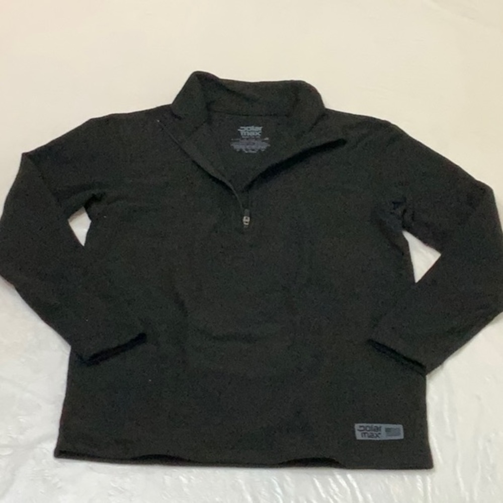 PolarMax 4.0 HEAVYWEIGHT ZIP MOCK - Black